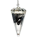 Orgone pendolo Shungite sfaccettato appuntito