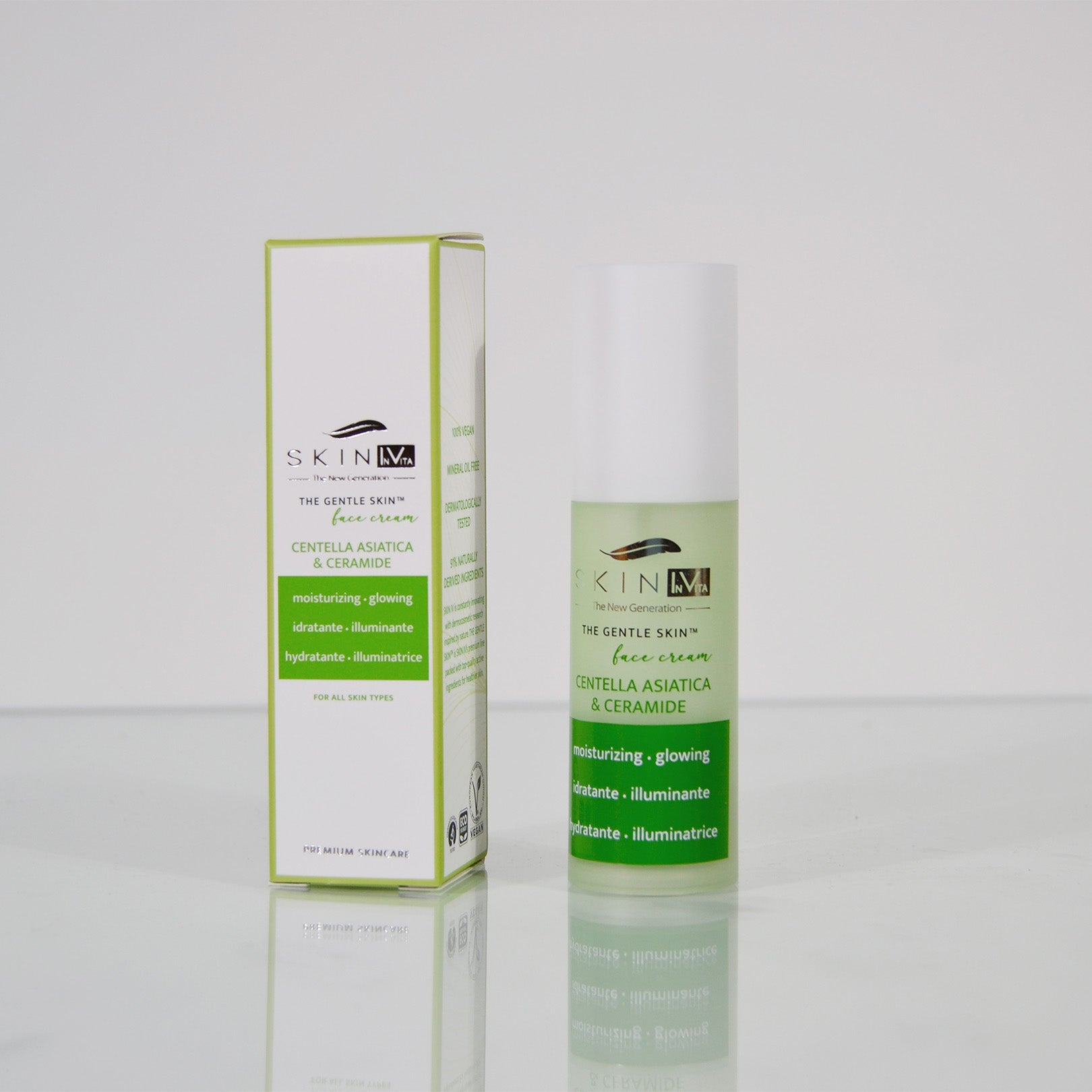 CREMA VISO IDRATANTE E ILLUMINANTE, 30 ml | VEGANA