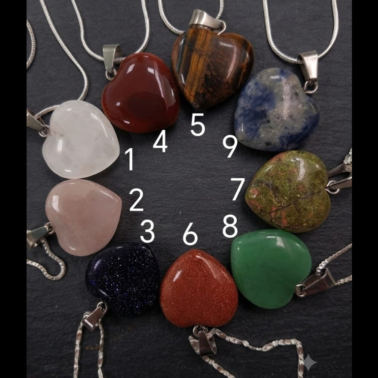 Collana personalizzabile con pietra naturale e catena in argento 925 - scegli tra 9 pietre e 3 modelli di catena