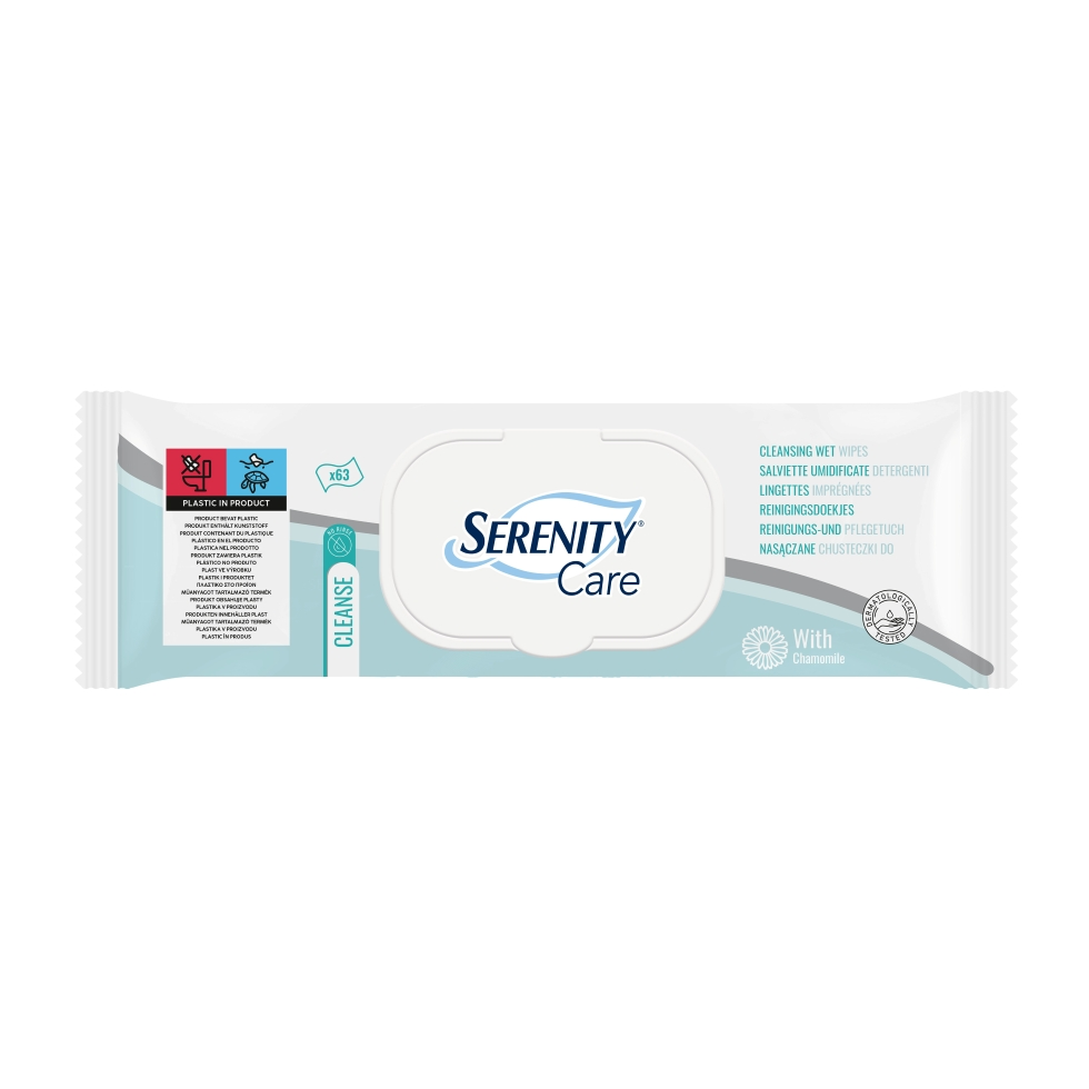 Serenity Care Salviette Detergenti 63 Pezzi