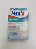 Med’s Farmapore 5x7 cm – Medicazione adesiva sterile in tessuto non tessuto, 5 buste singole