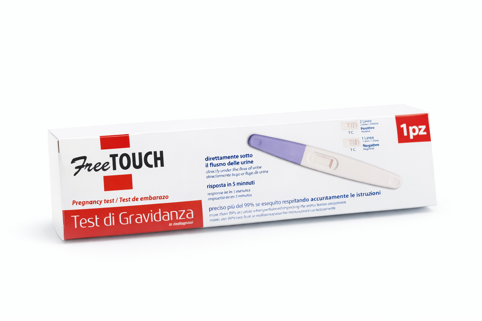 Free Touch Test di Gravidanza 1 Test