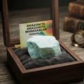 Amazzonite Naturale del Madagascar – Pietra dell'Armonia e della Comunicazione – Cristallo Verde-Azzurro per Meditazione – Esemplare Unico da Collezione