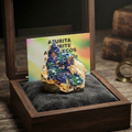 Esemplare di azzurrite naturale - cristallo blu di carbonato di rame per collezione e meditazione