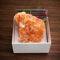 Esemplare di calcite orchidea naturale - cristallo di carbonato di calcio dai colori pastello