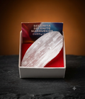 Esemplare di selenite naturale del Marocco - cristallo di gesso dalla lucentezza perlacea