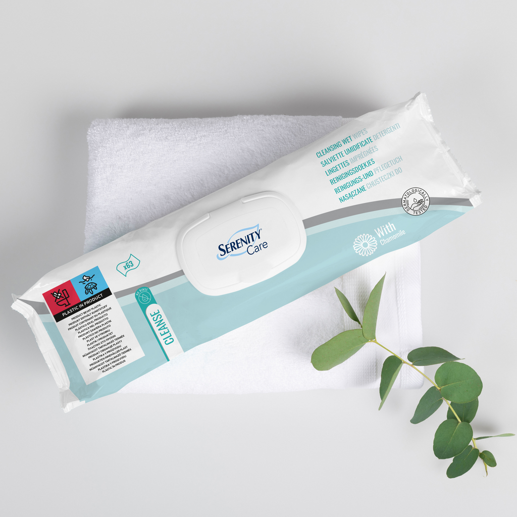 Serenity Care Salviette Detergenti 63 Pezzi