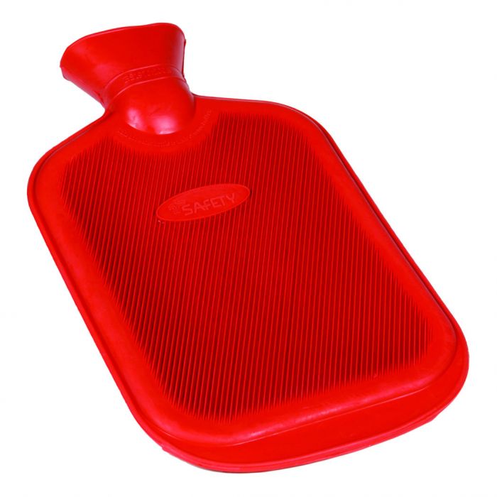 Borsa dell'Acqua Calda in Gomma Naturale a Tenuta Stagna, Ideale per Mani, Schiena e Collo