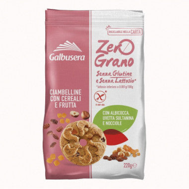 Zerograno Frollini Cereali Frutta 220 G