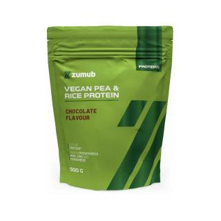 Proteine Vegane (Piselli + Riso) 500 g  Sapore Fragola